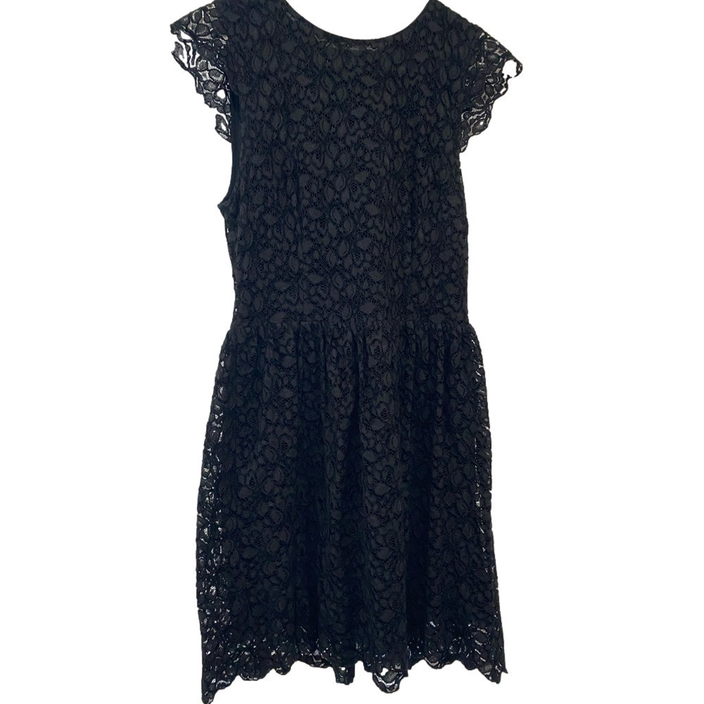 Aritzia TALULA 'Belgravia Dress' Lace Fit & Flare LBD sz 6